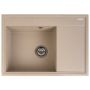 Pyramis Camea zlewozmywak granitowy 68x50 cm beż piaskowy 070223411 zdj.4