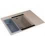 Pyramis Camea zlewozmywak granitowy 68x50 cm beż piaskowy 070223411 zdj.2