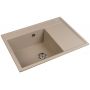 Pyramis Camea zlewozmywak granitowy 68x50 cm beż piaskowy 070223411 zdj.1