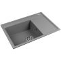 Pyramis Camea zlewozmywak granitowy 68x50 cm szary beton 070223511 zdj.4