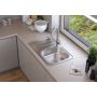 Quadron Julia bateria kuchenna stojąca z wyciąganą wylewką snow white 3673500WHM zdj.13