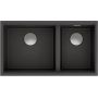 Quadron Clark 842 zlewozmywak 84x48.5 cm GraniteQ Hard Rock onyx BM3319102U-BL-BS zdj.2
