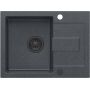 Quadron Christian 116 zlewozmywak 60x45 cm GraniteQ black dotted/pure carbon HCQC6045CZK_PC zdj.1