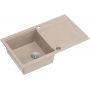 Quadron Evan 111 zlewozmywak GraniteQ 86x50 cm beż/elementy stalowe HCQE8650U2_BS_P2O zdj.1