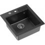 Quadron Peter zlewozmywak z baterią czarny/stal HCQP5052CZK_3922505BSBL zdj.4