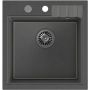 Quadron Peter 110 zlewozmywak 50x52 cm GraniteQ black diamond/stalowy HCQP5052CZK zdj.1