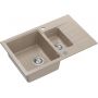 Quadron Peter 156 zlewozmywak 78x50 cm GraniteQ wpuszczany pearl beige HCQP57850BEZP zdj.1