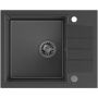 Quadron Peter 116 zlewozmywak 62x50 cm GraniteQ black dotted/stal HCQP6250CZK zdj.1