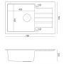 Quadron Peter 111 zlewozmywak 78x50 cm GraniteQ pearl beige HCQP7850BEZP zdj.2