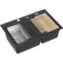 Quadron Marc 120 zlewozmywak GraniteQ 76x50 cm czarny HQC7650U7_BS zdj.1
