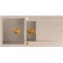 Quadron Evan 156XL zlewozmywak GraniteQ 100x50 cm beż/elementy miedziane HQE510050U2_PVDC1_P2O zdj.3