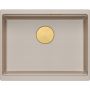 Quadron Logan 100 zlewozmywak GraniteQ 56x45 cm beż/elementy złote HQJ6045U2_PVDG1_U zdj.3
