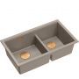 Quadron Logan 120 zlewozmywak GraniteQ 76x45 cm soft taupe/elementy miedziane HQL7645U4_PVDC1_U zdj.1
