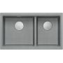 Quadron Logan 120 zlewozmywak GraniteQ 76x45 cm silver stone/elementy stalowe HQL7645U5_BS_U zdj.3