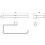 Ravak Fold wieszak na ręcznik stal nierdzewna X07P1347 zdj.2