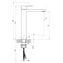 Ravak Chrome II bateria umywalkowa stojąca wysoka chrom X070449 zdj.2