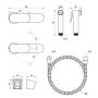 Ravak Chrome II bateria umywalkowa ze słuchawką typu bidetta stojąca chrom X070450 zdj.3