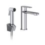 Ravak Chrome II bateria umywalkowa ze słuchawką typu bidetta stojąca chrom X070450 zdj.1