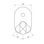 Ravak Chrome II bateria wannowo-prysznicowa podtynkowa czarna X070466 zdj.3