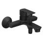 Ravak Life bateria wannowo-prysznicowa ścienna czarna X070479 zdj.1