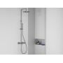 Ravak Espirit zestaw prysznicowy ścienny termostatyczny z deszczownicą chrom X070494 zdj.5