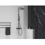 Ravak Espirit zestaw prysznicowy ścienny termostatyczny z deszczownicą czarny X070496 zdj.4