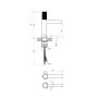 Ravak Revers bateria umywalkowa stojąca RV 012A.00CR Craft chrom X070861 zdj.2