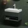Ravak Lite szafka 80x45x43 cm podumywalkowa wisząca grey green X000001864 zdj.9