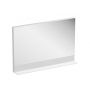 Ravak Formy lustro 120x71 cm z półką biały połysk X000001045 zdj.1