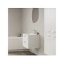 Ravak Chrome szafka 80x49x50 cm podumywalkowa wisząca biała uchwyt chrom X000001774 zdj.4