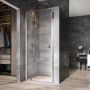 Ravak Nexty drzwi prysznicowe 80 cm srebrny połysk/szkło przezroczyste 03O40C00Z1 zdj.1