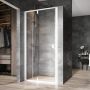 Ravak Nexty drzwi prysznicowe 110 cm biały/szkło przezroczyste 03OD0101Z1 zdj.1