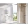 Ravak Chrome CSD1-90 drzwi prysznicowe 90 cm wnękowe biały/szkło przezroczyste 0QV70100Z1 zdj.1
