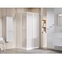 Ravak Supernova kabina prysznicowa SRV2 + SRV2 80 cm kwadratowa biały połysk/tworzywo polistyren 14V401O211S zdj.1