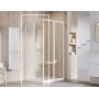 Ravak Supernova SRV2-90 S drzwi prysznicowe 90 cm przesuwne częściowe 1/2 biały/szkło grape 14V701O2ZG zdj.1