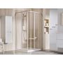 Ravak Supernova SRV2-90 S drzwi prysznicowe 90 cm przesuwne częściowe 1/2 satyna/szkło przezroczyste 14V70UO2Z1 zdj.1