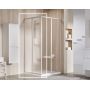 Ravak Supernova SRV2-90 S drzwi prysznicowe 90 cm przesuwne częściowe 1/2 satyna/szkło grape 14V70UO2ZG zdj.1