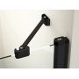 Ravak Chrome CRV2-80 drzwi prysznicowe 80 cm częściowe 1/2 czarna/szkło przezroczyste 1QV40300Z1 zdj.6