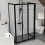 Ravak Supernova ASDP3-90 drzwi prysznicowe 90 cm czarny mat/szkło grape 00V703R2ZG zdj.8