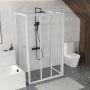 Ravak Supernova ścianka prysznicowa 75 cm biały połysk/szkło przezroczyste 940301R2Z1 zdj.9