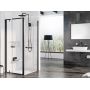 Ravak Pivot PPS-80 ścianka prysznicowa 80 cm stała czarny mat/szkło przezroczyste 90G40300Z1 zdj.1