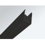 Ravak Pivot PPS-80 ścianka prysznicowa 80 cm stała czarny mat/szkło przezroczyste 90G40300Z1 zdj.4