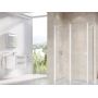 Ravak Chrome CPS-100 ścianka prysznicowa 100 cm stała biały mat/szkło przezroczyste 9QVA0E00Z1 zdj.1