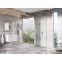 Ravak Walk in Free ścianka prysznicowa 140 cm czarny mat/szkło przezroczyste GW9FM030SZ1 zdj.6