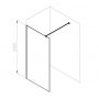 Ravak Walk in Wall Air ścianka prysznicowa walk-in 90 cm czarny mat/szkło przezroczyste GW9W70300Z1C zdj.2