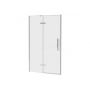 Ravak Cool! drzwi prysznicowe 110 cm uchylne biały mat/szkło przezroczyste X0VVDCE00Z1 zdj.1