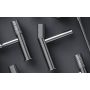Ravak Revers bateria umywalkowa stojąca RV 012.10WHM Grid biały mat  X070711 zdj.7