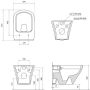 Ravak Classic RimOff miska WC wisząca bez kołnierza biała X01671 zdj.2