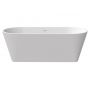 Ravak Solo wanna wolnostojąca 178x80 cm owalna z frezowanym przelewem i białym odpływem XC00100050 zdj.1