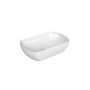 Ravak Uni umywalka 50x31 cm owalna nablatowa biała XJX01150004 zdj.5